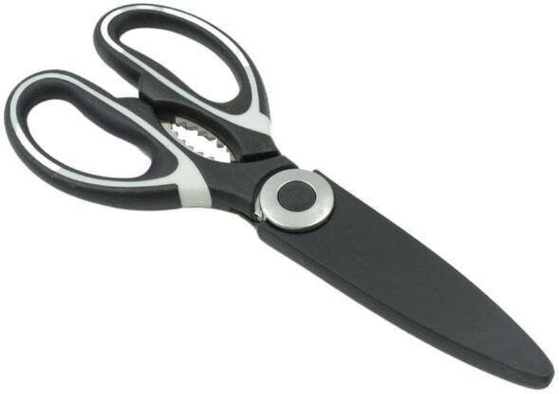 Classinic Multi-Function Scissor for Vegetables, Fruit, Cheese & Meat Slices Stainless Steel All-Purpose Scissor(Multicolor, Pack of 1)