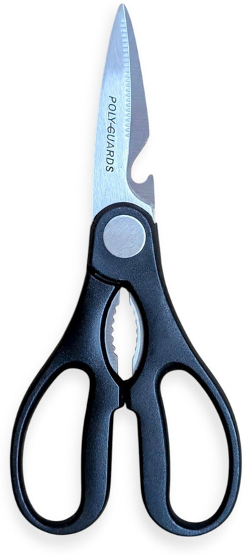 POLYGUARDS Green Handle Kitchen Scissors Stainless Steel All-Purpose Scissor(Green, Pack of 1)