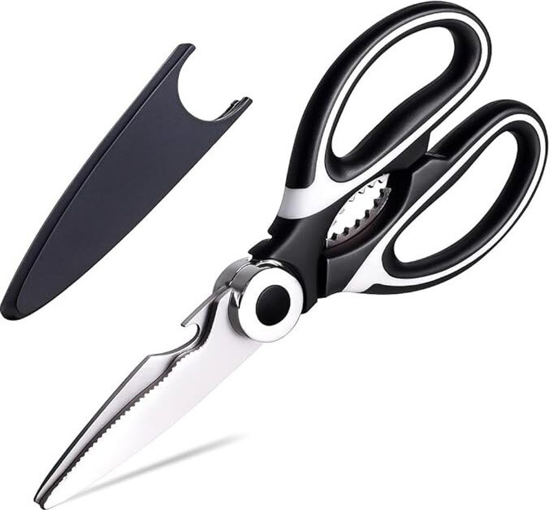 STYLE snob Stainless steel 10inch scissors Stainless Steel All-Purpose Scissor(Black, Pack of 1)