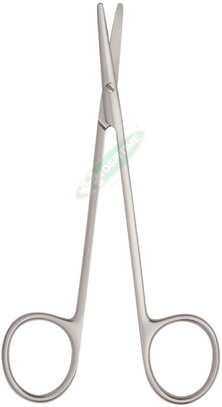 Hospitime Mayo's Scissors/Mayo Dissecting Scissors Blunt x Blunt Tips (Curved, 7") Stainless Steel All-Purpose Scissor(Silver, Pack of 1)