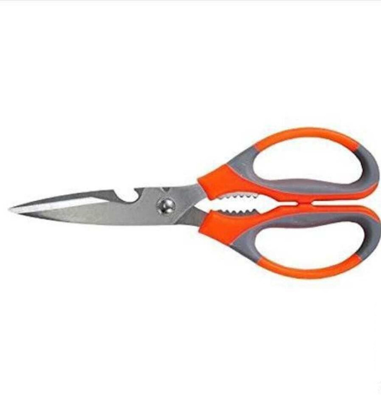 Insha KITCHEN SCISSORS AND PILLAR Stainless Steel All-Purpose Scissor(White, Pack of 1)