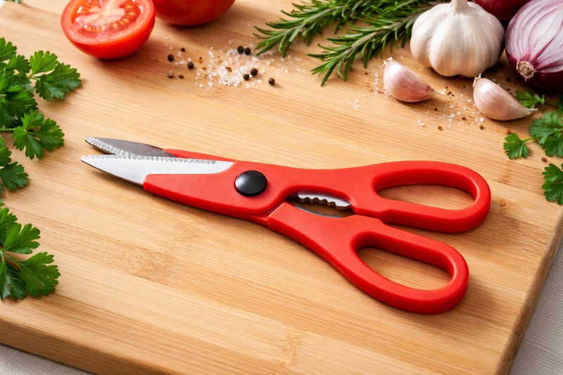 pnvr scissors20 Stainless Steel All-Purpose Scissor(Red, Pack of 1)