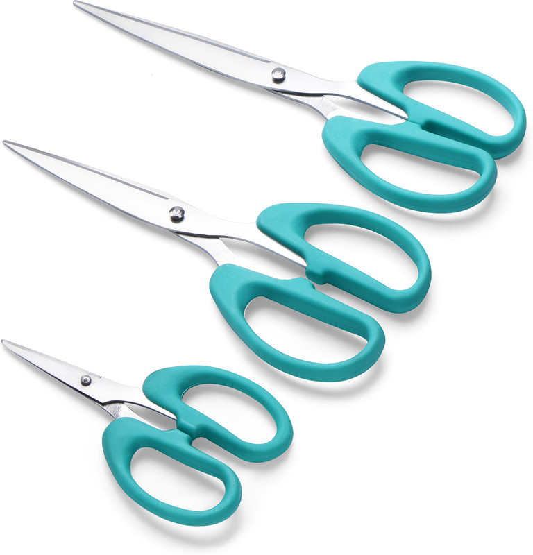Anjali Stainless Steel All-Purpose Scissor(Blue)