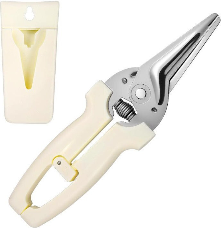 Shayona Stainless Steel Fish Scissor(White, Pack of 1)