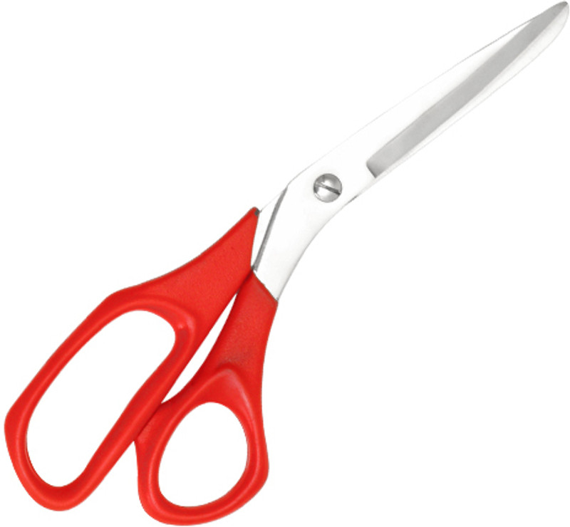 PW PENCILWALA All purpose scissor for craft and kitchen Stainless Steel All-Purpose Scissor(Red, Pack of 1)