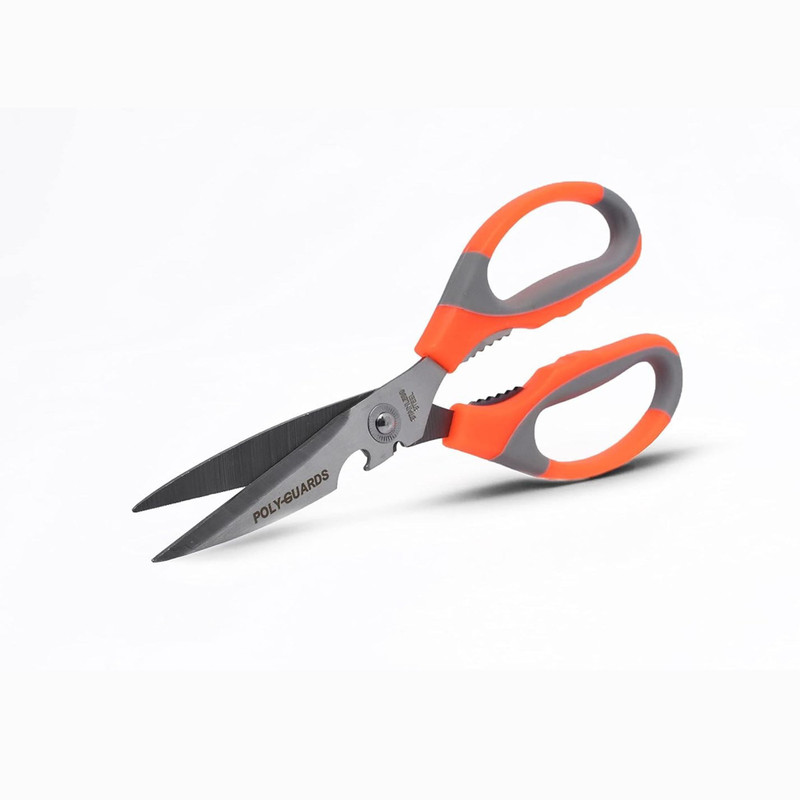 ADONYX 3 Pcs Multi purpose kitchen scissor Stainless Steel All-Purpose Scissor(Orange, Silver, Pack of 3)
