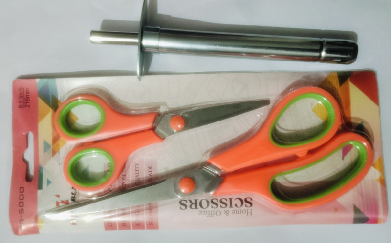 r s india care Iron All-Purpose Scissor(Steel, Pack of 3)