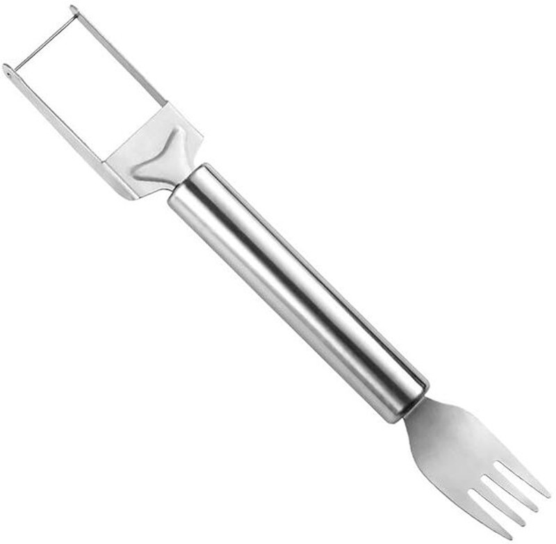 DIKPULGROUP 2-in-1 Watermelon Fork Slicer Cutter Kitchen Scoop