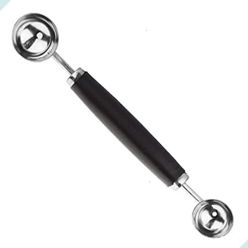 finality Steel Double end Scoop Melon Baller Melon Fruit Baller Scoop Multicolor-1 Kitchen Scoop