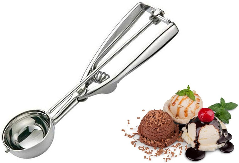 TechKing 15 Years Warranty Stainless Steel Ice Cream Scoop Kitchen Scoop