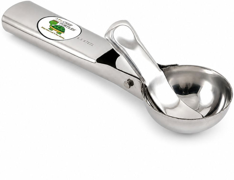 CHEF TURTLES Steel Ice Cream Scoop Kitchen Scoop