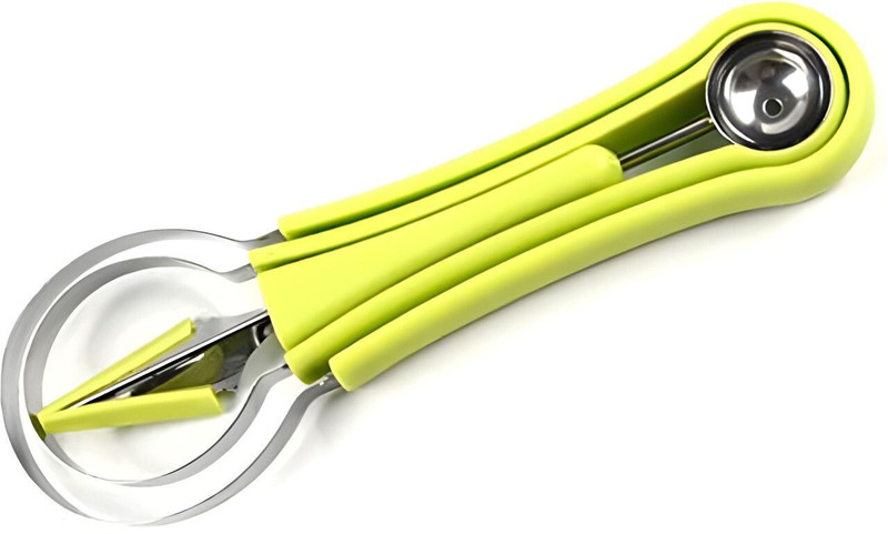 K Gor 4 in 1 Stainless Steel Fruit Carving Tools Set,Fruit Scooper Kitchen Scoop