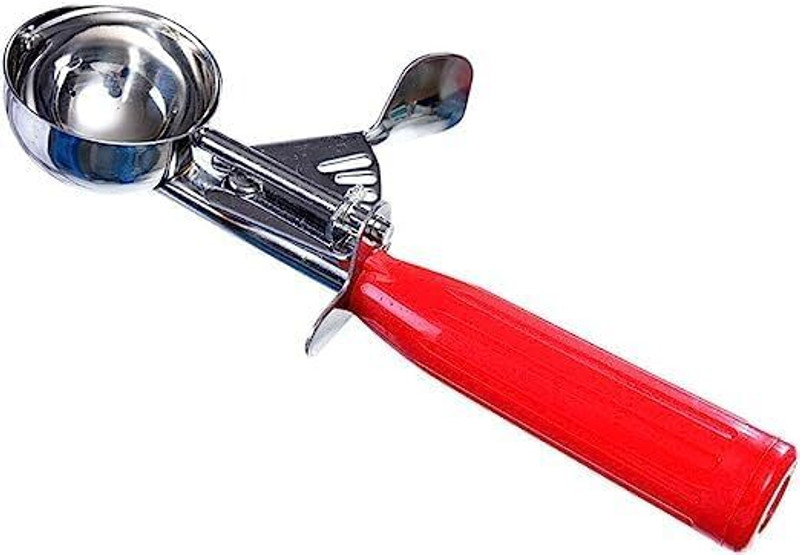 Brijvila Multipurpose Food Scoop Stainless Steel Spring Handle Kitchen Scoop