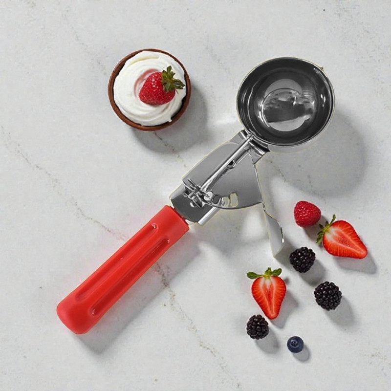 NHB BOUTIQUE Stainless Steel Ice Cream Scoop with Trigger Release/Dessert Scooper Kitchen Scoop