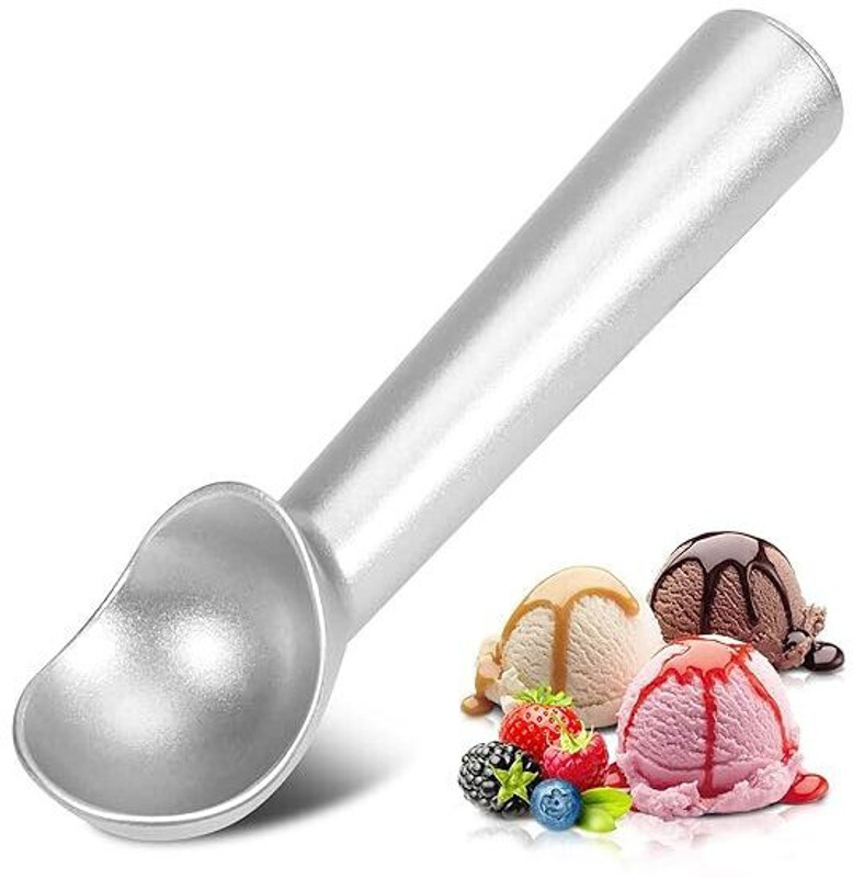 UK Baker Ice Cream Scoop, 6.5 inch Nonstick Anti-Freeze One Piece Alumunium Scooper Spoon Kitchen Scoop