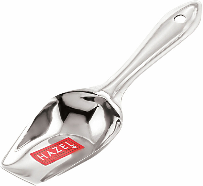 Dynore Stainless Steel Aata Scoop | Grocery Flour Grain Dry Foods Candy Spice Scoop Kitchen Scoop