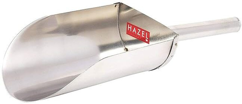 HAZEL Stainless Steel Scoop Spoon, Steel Scoops For Grocery Shop Store Kitchen Scoop