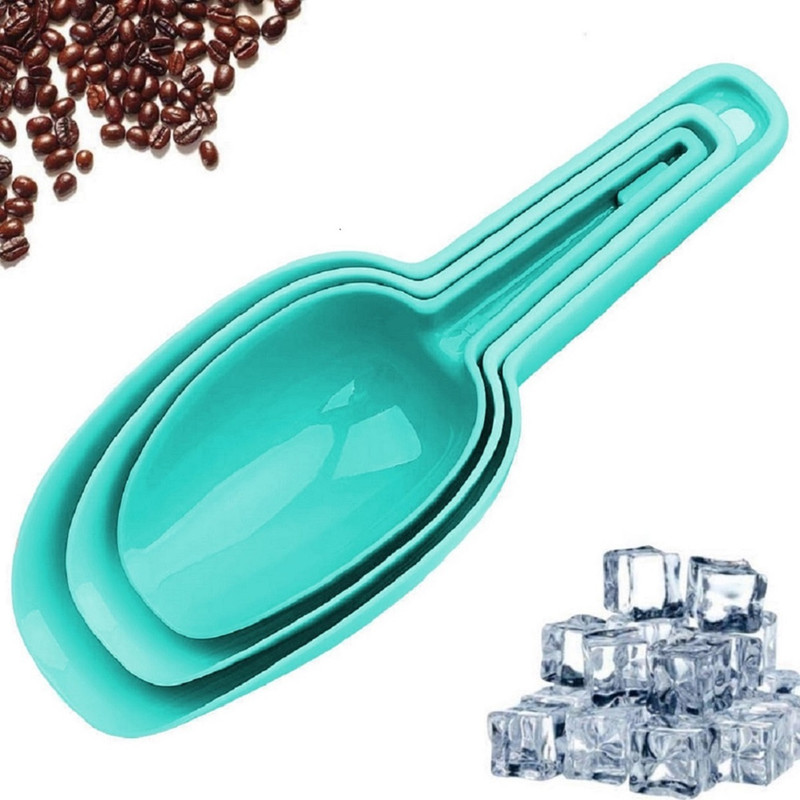 ZUCLLIN 3 pcs Multi-Purpose And Heavy-Duty Food Scoop Ideal for Flour Sugar Grains Kitchen Scoop