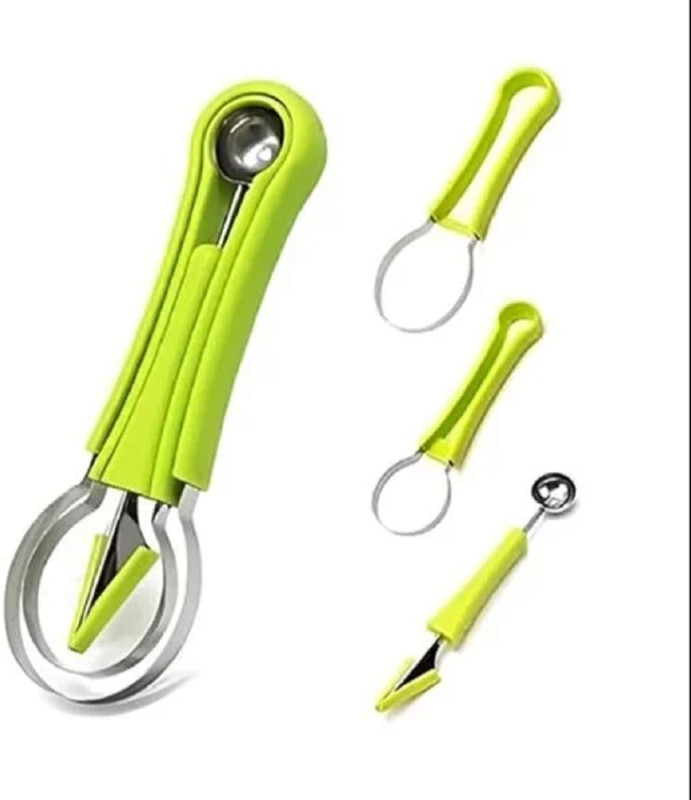 Nubes 4 in 1 Stainless Steel Fruit Carving Tools Set,Fruit Scooper Kitchen Scoop
