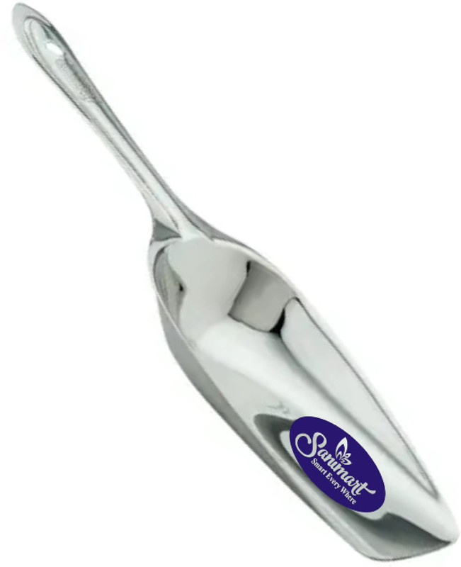 Sanimart Stainless Steel Grain/Flour/Ice/Popcorn and Sugar Scoop Kitchen Scoop (Size 1) Kitchen Scoop