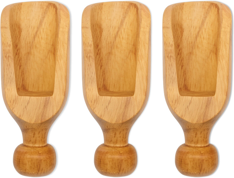 WOODYWOW Handmade Neem Wooden Measuring Scoop BPA Free, Food Grade, Eco-Friendly Kitchen Scoop