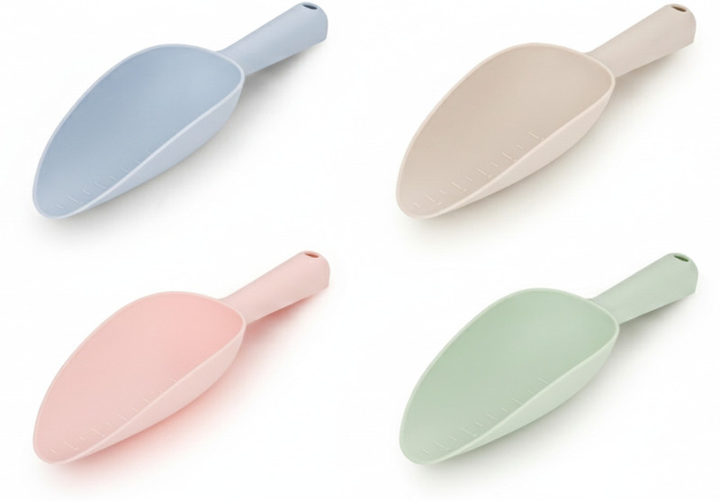 Sonal - Swigy Scoop Big 4 Pcs – Multi-Purpose Measuring Spoon - Comfortable Grip Kitchen Scoop