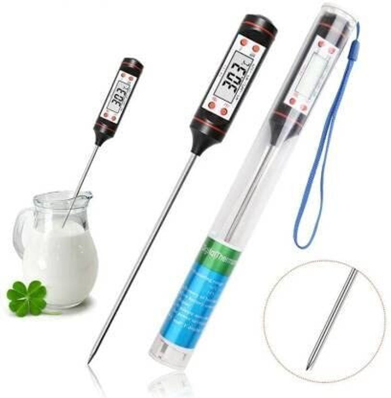 GoodsBazaar Portable Digital Kitchen Thermometer Electric Probe Food Oven Thermometer Instant Read Thermocouple Kitchen Thermometer