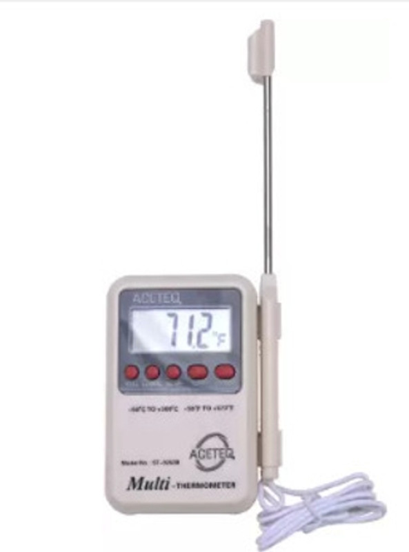 DR YONIMED Digital Multi With Stem With External Sensing Probe Thermometer with Fork Kitchen Thermometer