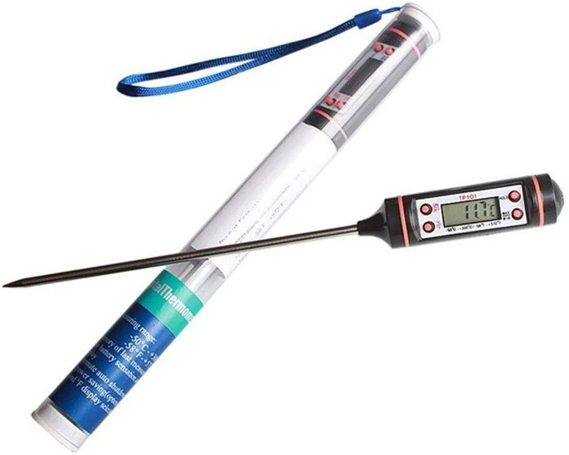 Sueriv Digital Food Thermometer Stainless Steel Probe Liquid Barbecue Baking Oil Meter Instant Read Thermocouple Kitchen Thermometer