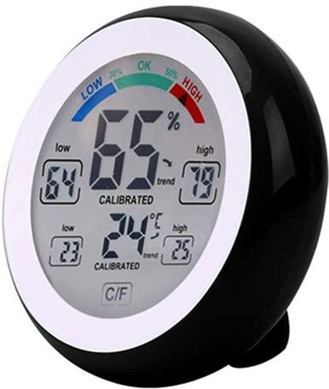 ELEPHANTBOAT Digital Indoor Thermometer Hygrometer Touch Free Kitchen Thermometer