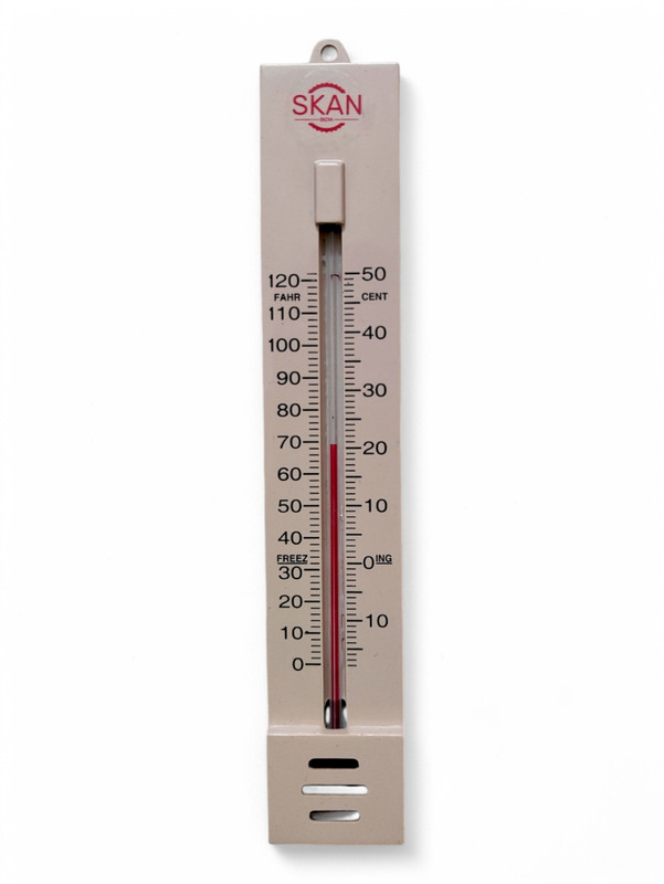 SKNIND SKAN's Analog Room Thermometer | With wall mounting Hole | For Indoor Use Instant Read Thermocouple Kitchen Thermometer