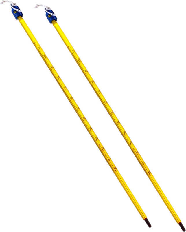 SKNIND SKAN's Alcohol Glass Thermometer (0 to 250 degree celsius) | Pack of 2 | Instant Read Thermocouple Kitchen Thermometer