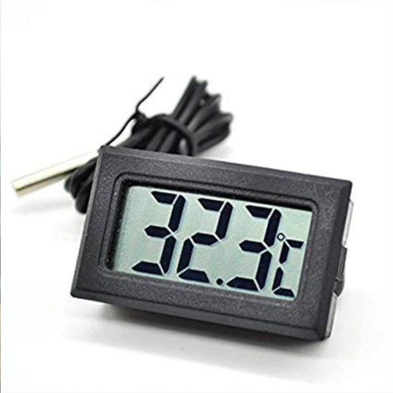 MCP Healthcare Fridge Thermometer Digital LCD Sensor Wire Embeded Fridge Temperature Indicator Thermometer with Fork Kitchen Thermometer