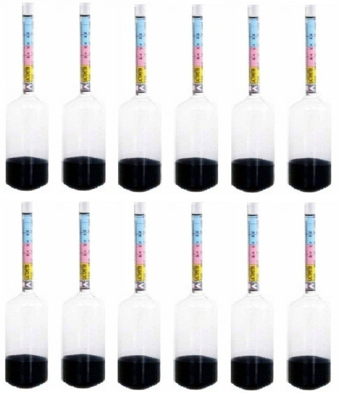 GoodsBazaar 12pc Lactometer Milk Purity Tester Milk Gravity Meter Glass Lactometer to Check Instant Read Thermocouple Kitchen Thermometer