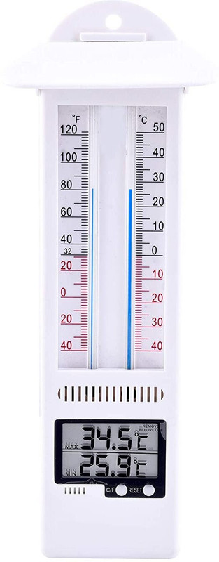 ARCSOL Digital Max-Min Thermometer with Wide Digital Display For Room Touch Free Kitchen Thermometer