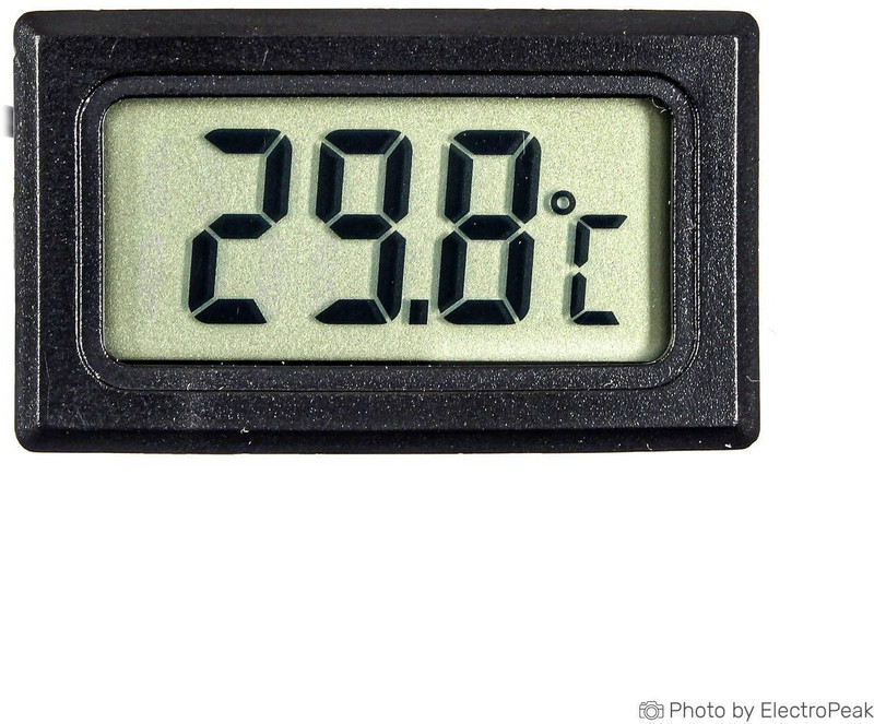 thermomate Mini LCD Digital room Thermometer Sensor Wired for Room Fridges Instant Read Thermocouple Kitchen Thermometer
