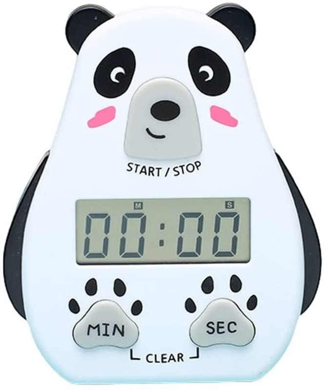 PERMAFROST Kitchen Timer Cartoon for Kids Cute Digital Electronic Large LCD Screen SkyBlue Digital Kitchen Timer