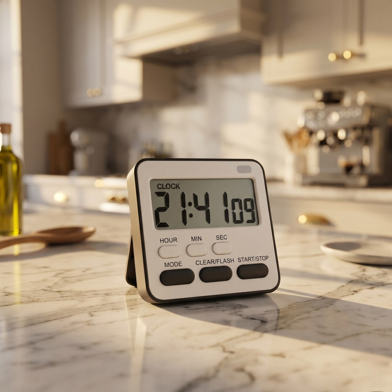 MOBDESK Digital LCD Timer for Kitchen Cooking & Baking | Portable & Loud Alarm Digital Kitchen Timer
