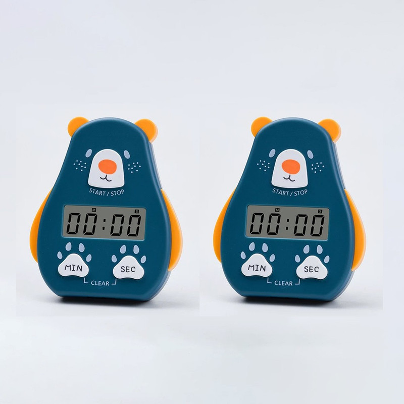 UniKart Digital Cooking Timer with Loud Alarm LCD Display & Retractable Stand -Navy Blue Digital Kitchen Timer