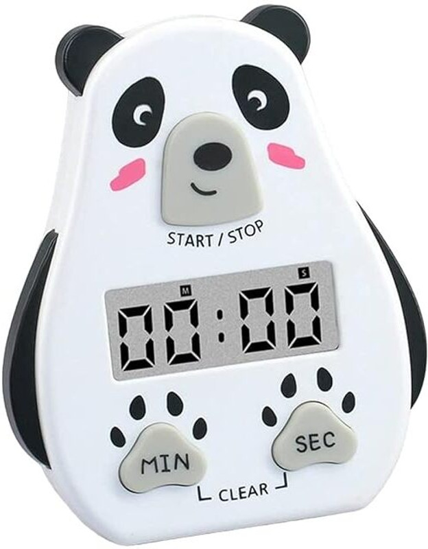 KOOSHLO Cute Cartoon Design Kitchen Timer, Stopwatch With LCD Display, Alarm Clock Digital Kitchen Timer