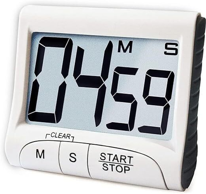 SeaRegal Digital Timer Magnetic Back Loud Alarm On A Rope Digital Kitchen Timer