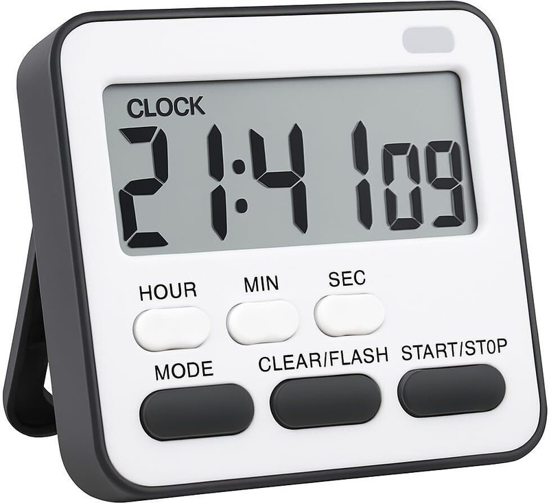 HurryShoppy Kitchen Timer Clock Digital Table With Alarm Stopwatch Countdown for Study Table Digital Kitchen Timer
