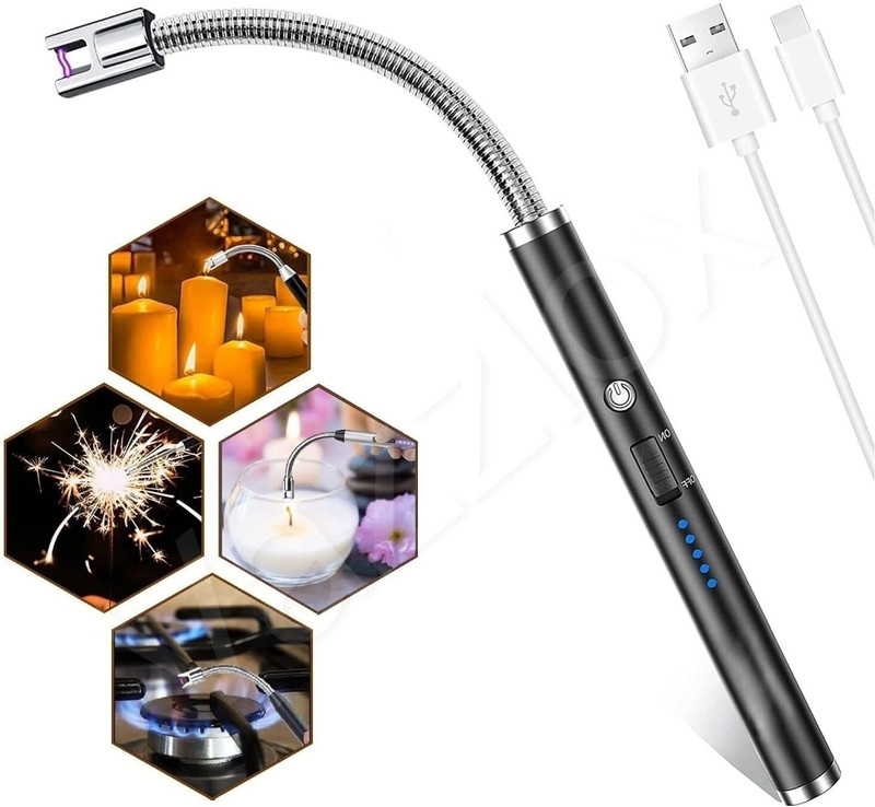 TRINGDOWN USB Gas Lighter With Cable Digital Kitchen Timer