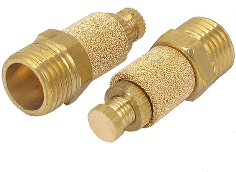 PMW 1/4 BSP Thread Adjustable Pneumatic Muffler Silencer Noise Exhaust - Pack Of 2 Analog Kitchen Timer