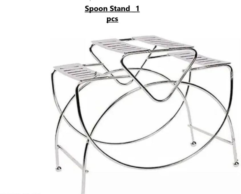 Wiretail Stainless Steel Spoon Stand / Cutlery Rack for Kitchen (Pack of 1) Silver Digital Kitchen Timer