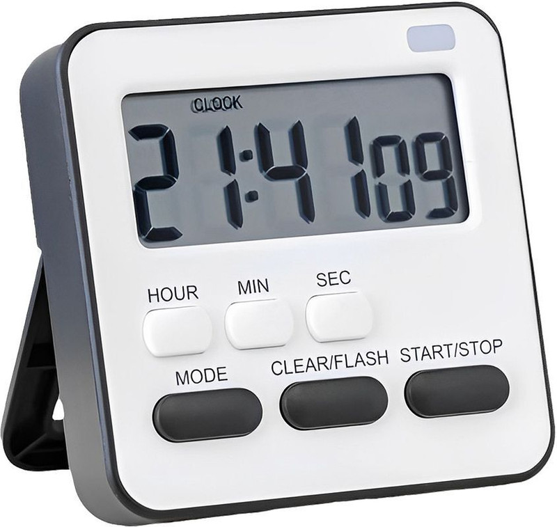 OXXIHOME HASTHIP® LCD Digital Timer Magnetic Alarm Clock with Flash Reminder Countdown Li Digital Kitchen Timer