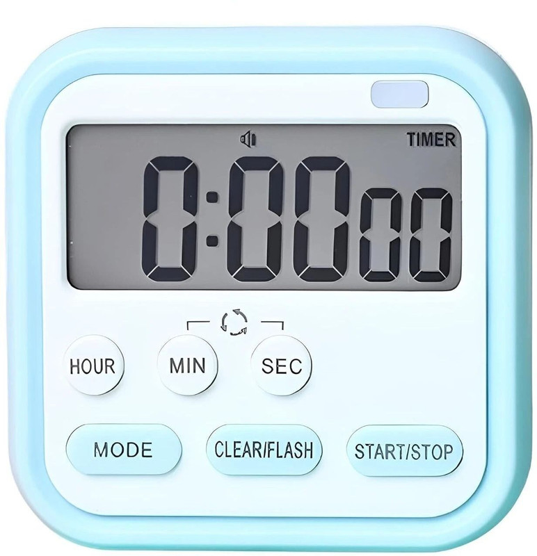 Fabbmate Digital Kitchen Timer Large Screen Loud Alarm Stopwatch Countdown Flash Light Digital Kitchen Timer