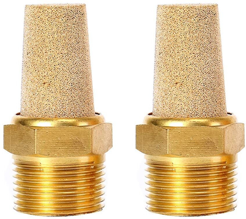 PMW 3/8 Male Thread Air Pneumatic Mufflers - Pack Of 2 Analog Kitchen Timer