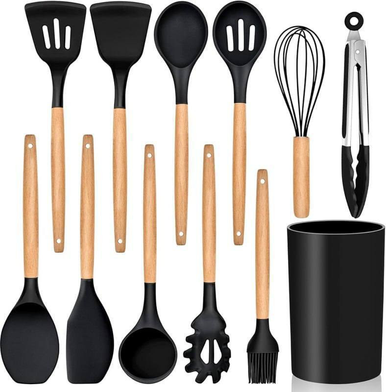 CELEVO 12 pcs kitchen Spatula Set Kitchen Tool Set(Multicolor, Spatula)