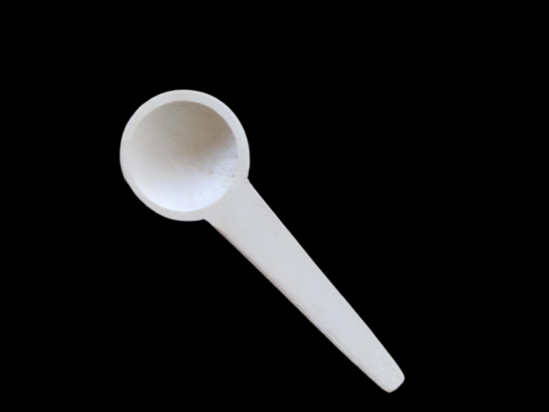 HOIVA Wooden Small Spoon for Spice/Masala,Table Spoon, Wooden Cake Server(Beige)